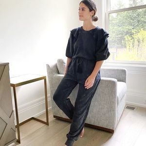 Something Navy Meghan sweatsuit, size S, acid wash color in excellent condition